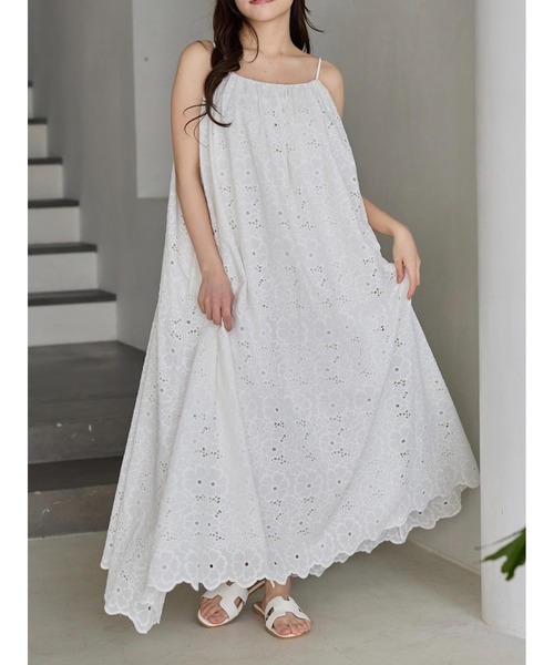 BIRTHDAY BASH（バースデイバッシュ）の「3WAY OFF SHOULDER STRAP LACE DRESS(3WAY オフショルダーストラップレースドレス)（ワンピース・レディース・サックスブルー/ブラック/ホワイト・S/M）」の4枚目の写真