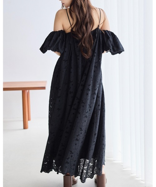 BIRTHDAY BASH（バースデイバッシュ）の「3WAY OFF SHOULDER STRAP LACE DRESS(3WAY オフショルダーストラップレースドレス)（ワンピース・レディース・サックスブルー/ブラック/ホワイト・S/M）」の13枚目の写真