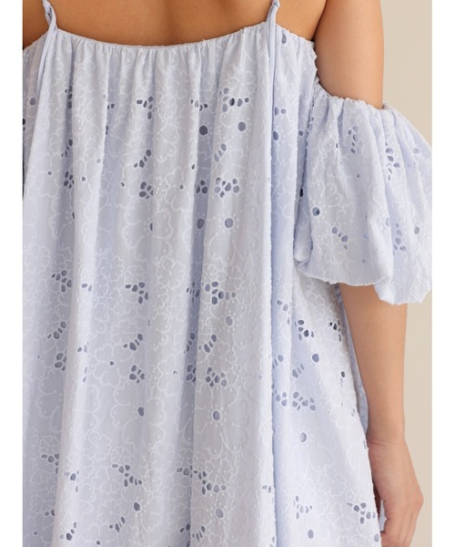 BIRTHDAY BASH（バースデイバッシュ）の「3WAY OFF SHOULDER STRAP LACE DRESS(3WAY オフショルダーストラップレースドレス)（ワンピース・レディース・サックスブルー/ブラック/ホワイト・S/M）」の19枚目の写真