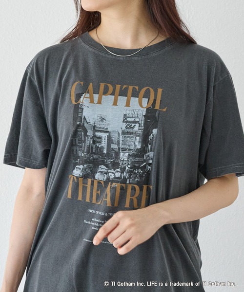 GOOD ROCK SPEED(グッドロックスピード)の「【GOOD ROCK SPEED】LIFE PICTURE COLLECTION/フォトTシャツ(Tシャツ/カットソー・レディース・ベージュ/ブラック/ブラウン・F)」の14枚目の写真