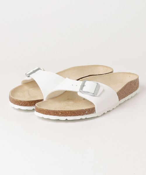 BIRKENSTOCK(ビルケンシュトック)の「【公式】ビルケンシュトック Madrid/マドリッド ビルコフロー(サンダル・レディース・ホワイト・25cm【ナロー幅】)」の1枚目の写真