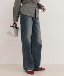 fredy emue | Dual Hem Lace Denim(デニムパンツ)