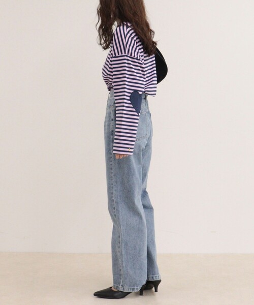 fredy emue(フレディエミュ)の「Dual Hem Lace Denim(デニムパンツ・レディース・サックスブルー/ブルー/ブルー系その他・36/38)」の8枚目の写真