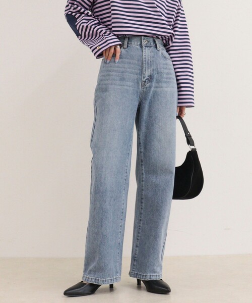fredy emue(フレディエミュ)の「Dual Hem Lace Denim(デニムパンツ・レディース・サックスブルー/ブルー/ブルー系その他・36/38)」の10枚目の写真