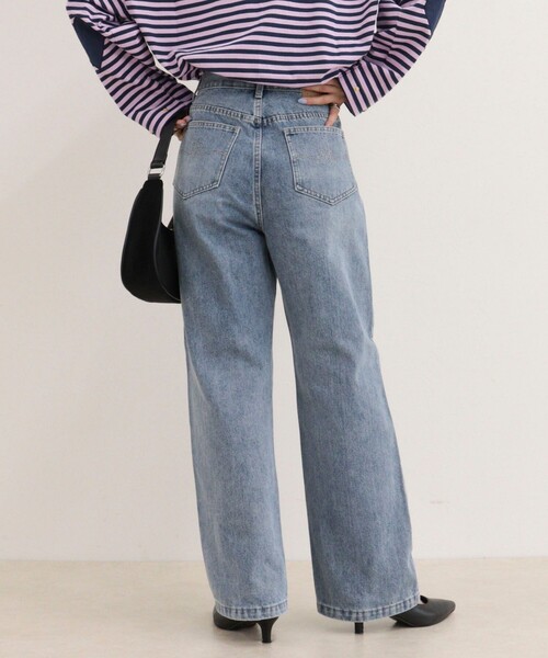 fredy emue(フレディエミュ)の「Dual Hem Lace Denim(デニムパンツ・レディース・サックスブルー/ブルー/ブルー系その他・36/38)」の13枚目の写真