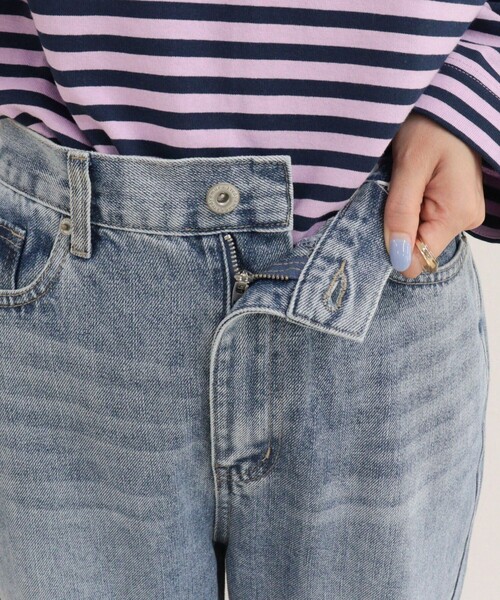 fredy emue(フレディエミュ)の「Dual Hem Lace Denim(デニムパンツ・レディース・サックスブルー/ブルー/ブルー系その他・36/38)」の21枚目の写真