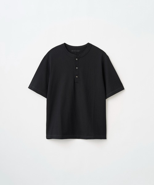 Juha（ユハ）の「HEAVY JERSEY HENLEY（Tシャツ/カットソー・メンズ・ブラック/ホワイト/ベージュ・4/3）」の12枚目の写真