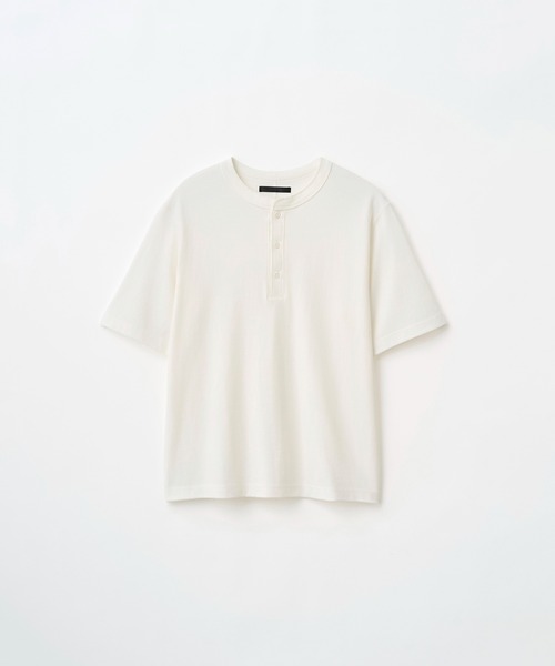 Juha（ユハ）の「HEAVY JERSEY HENLEY（Tシャツ/カットソー・メンズ・ブラック/ホワイト/ベージュ・4/3）」の13枚目の写真