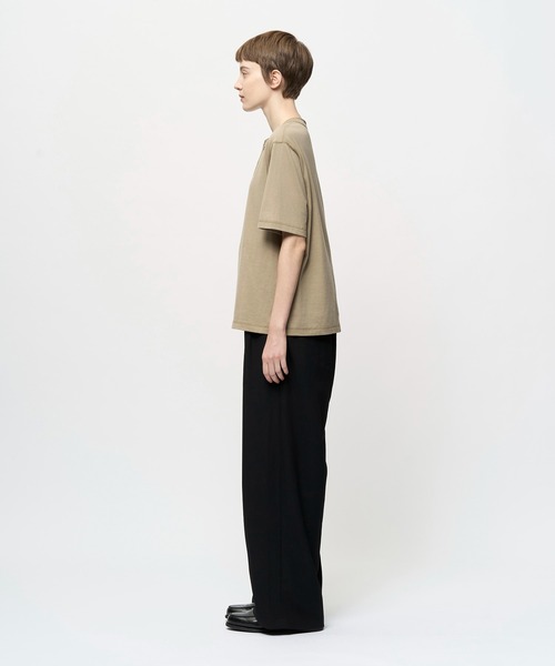 Juha（ユハ）の「HEAVY JERSEY HENLEY（Tシャツ/カットソー・メンズ・ブラック/ホワイト/ベージュ・4/3）」の16枚目の写真