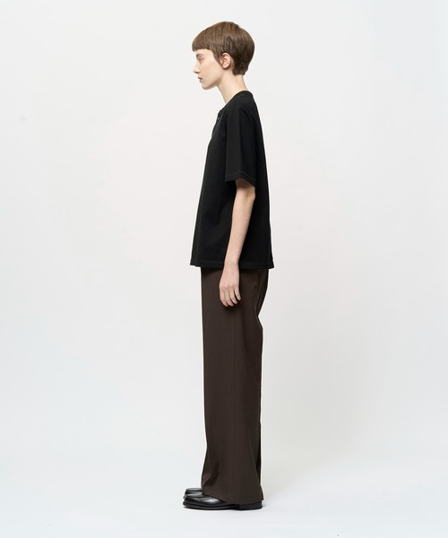Juha（ユハ）の「HEAVY JERSEY HENLEY（Tシャツ/カットソー・メンズ・ブラック/ホワイト/ベージュ・4/3）」の19枚目の写真