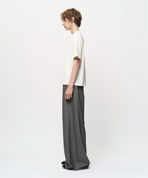 Juha（ユハ）の「HEAVY JERSEY HENLEY（Tシャツ/カットソー・メンズ・ブラック/ホワイト/ベージュ・4/3）」の6枚目の写真