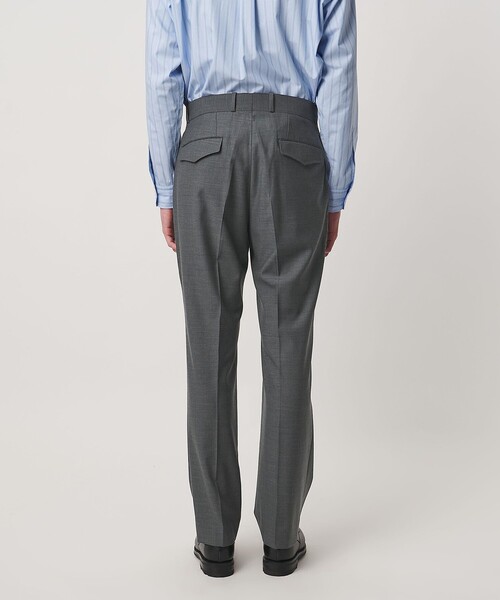 UNITED ARROWS（ユナイテッドアローズ）の「ワンフォーティ サテン モダンストレート スラックス（スラックス・メンズ・ベージュ/ダークグレー・M/S/L/XL）」の9枚目の写真