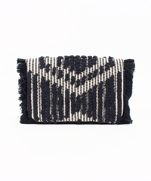 CAPRICIEUX LE'MAGE（カプリシューレマージュ）の「刺繍クラッチバック（ショルダーバッグ・レディース・ブラック・FREE）」の2枚目の写真