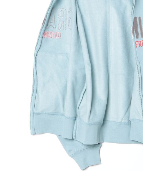 Gramicci(グラミチ)の「SPELL OUT ZIP HOODED SWEATSHIRT(パーカー・メンズ・ブラック系その他/ブラウン/ライトブルー・S/M/L/XL/2XL)」の5枚目の写真
