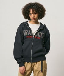 SPELL OUT ZIP HOODED SWEATSHIRT｜スペルアウトジップフーデッドスウェットシャツ
