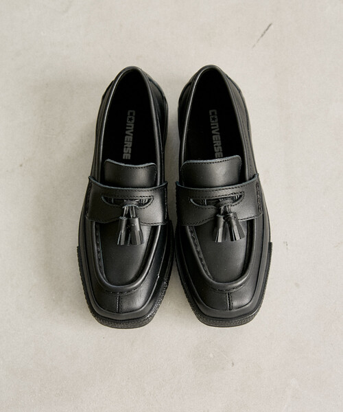 CONVERSE（コンバース）の「CONVERSE/コンバース ALL STAR SQUARE TOE LOAFER[23.0~25.0cm]/オールスター スクエアトウ ローファー/ローファースニーカー/タッセルローファー　限定展開（ローファー・レディース・ブラック・25.0cm/23.0cm/24.0cm）」の5枚目の写真
