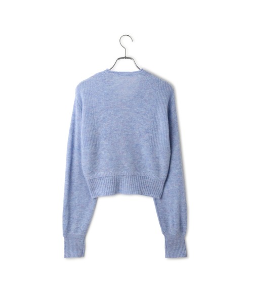 ADAM ET ROPE'(アダムエロペ)の「【WEB限定】モヘヤジップカーディガン(カーディガン/ボレロ・レディース・ブルー系その他4/グレー/ホワイト・FREE)」の19枚目の写真