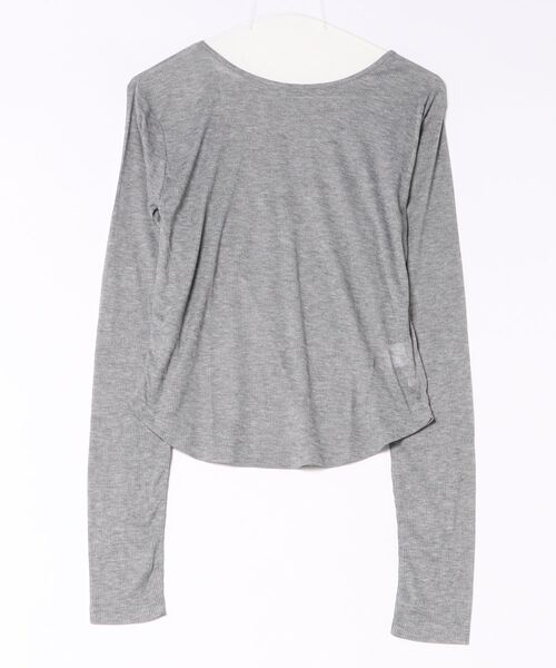 Rashik(ラシク)の「【Rashik】バックシャンレーストップス(Tシャツ/カットソー・レディース・グレー/ブラック/ホワイト・FREE)」の15枚目の写真