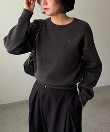 1ポイントスウェットライクニット