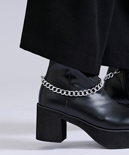 Ellno Loset(エルノロゼット)の「2wayチェーンヒールブーツ(ブーツ・メンズ・ブラック系その他/ブラック・X-LARGE/LARGE/X-SMALL/MEDIUM/SMALL)」の13枚目の写真