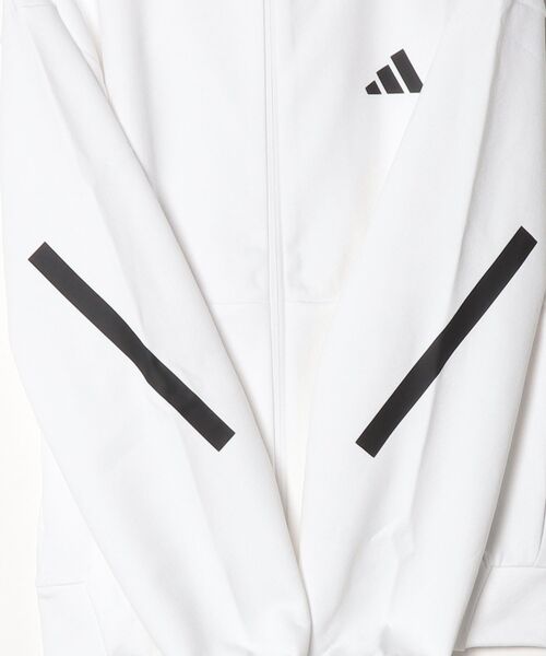 adidas(アディダス)の「アディダス Z.N.E. フルジップ トラックトップ / ジャージ / アディダス adidas(パーカー・メンズ・ホワイト・XX-LARGE/3XL/LARGE/MEDIUM/SMALL/X-LARGE/X-SMALL)」の3枚目の写真