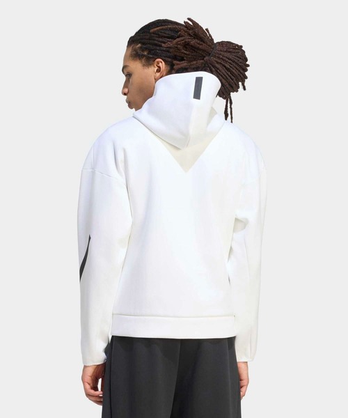 adidas(アディダス)の「アディダス Z.N.E. フルジップ トラックトップ / ジャージ / アディダス adidas(パーカー・メンズ・ホワイト・XX-LARGE/3XL/LARGE/MEDIUM/SMALL/X-LARGE/X-SMALL)」の4枚目の写真