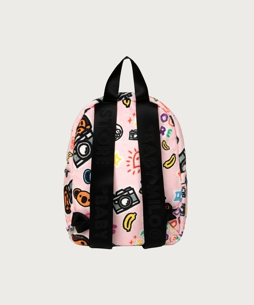A BATHING APE（アベイシングエイプ）の「BABY MILO MINI DAYPACK #3（バックパック/リュック・メンズ・ピンク・FREE）」の2枚目の写真