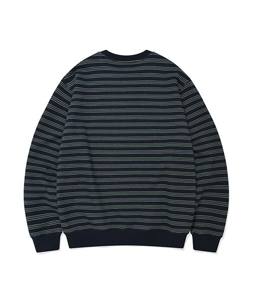 Wacky WiLLy(ワッキーウィリー)の「MULTI STRIPE SWEATSHIRT(スウェット・メンズ・ネイビー/グレー・SMALL/MEDIUM/LARGE/X-LARGE)」の9枚目の写真