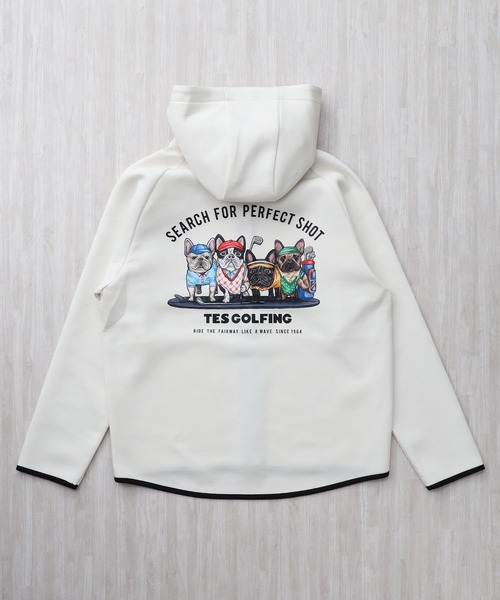 The Endless Summer（エンドレスサマー）の「TES GOLF TECH ZIP PK 4BUHI / フルジップパーカー（その他アウター・メンズ・カーキ/オフホワイト/グレー/ネイビー/ブラック・SMALL/MEDIUM/LARGE/X-LARGE/XX-LARGE）」の12枚目の写真