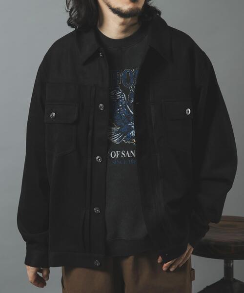 ITEMS URBANRESEARCH(アイテムズ アーバンリサーチ)の「F.S.2nd type トラッカー ライトジャケット(カバーオール・メンズ・ブラウン/ブラック・LARGE/MEDIUM)」の1枚目の写真