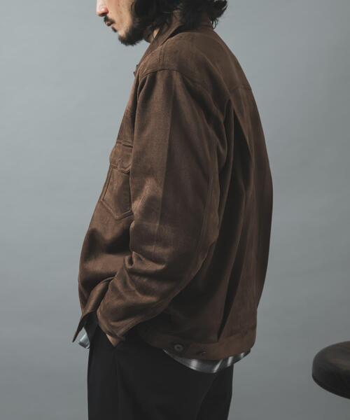 ITEMS URBANRESEARCH(アイテムズ アーバンリサーチ)の「F.S.2nd type トラッカー ライトジャケット(カバーオール・メンズ・ブラウン/ブラック・LARGE/MEDIUM)」の14枚目の写真