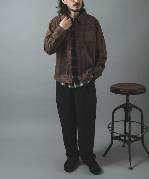 ITEMS URBANRESEARCH(アイテムズ アーバンリサーチ)の「F.S.2nd type トラッカー ライトジャケット(カバーオール・メンズ・ブラウン/ブラック・LARGE/MEDIUM)」の17枚目の写真