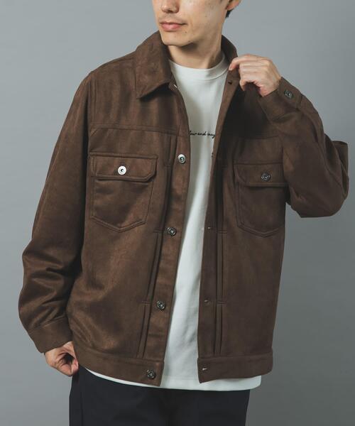 ITEMS URBANRESEARCH(アイテムズ アーバンリサーチ)の「F.S.2nd type トラッカー ライトジャケット(カバーオール・メンズ・ブラウン/ブラック・LARGE/MEDIUM)」の20枚目の写真