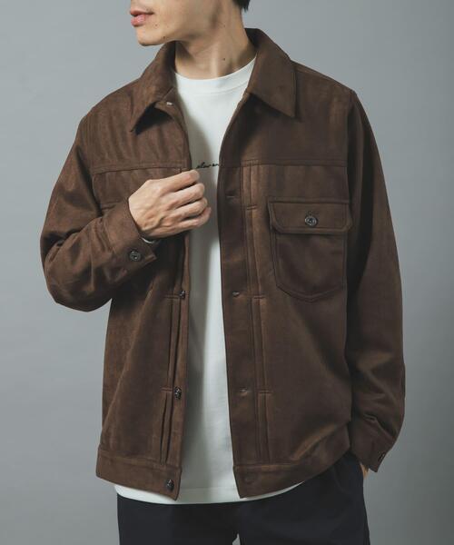 ITEMS URBANRESEARCH(アイテムズ アーバンリサーチ)の「F.S.2nd type トラッカー ライトジャケット(カバーオール・メンズ・ブラウン/ブラック・LARGE/MEDIUM)」の21枚目の写真
