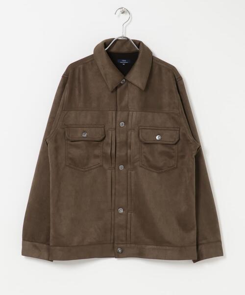 ITEMS URBANRESEARCH(アイテムズ アーバンリサーチ)の「F.S.2nd type トラッカー ライトジャケット(カバーオール・メンズ・ブラウン/ブラック・LARGE/MEDIUM)」の5枚目の写真