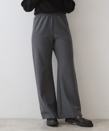 縦横ストレッチイージーワイドパンツ