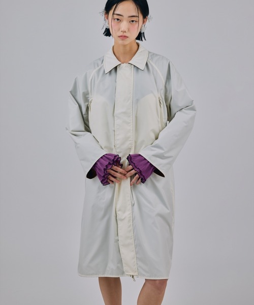 NON TOKYO(ノントーキョー)の「NON TOKYO/ノントーキョー/REVERSIBLE TECH COATリバーシブルテックコート(その他アウター・レディース・ブラック/ブラウン・2/1)」の1枚目の写真