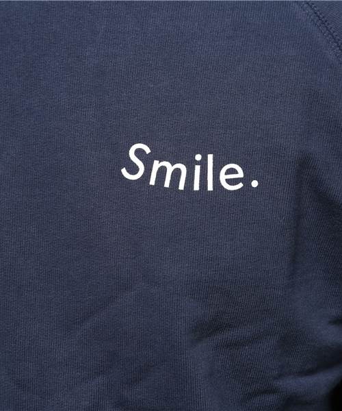 Quality Peoples(クオリティピープルズ)の「Quality Peoples / Smile プリントスウェット(スウェット・メンズ・ネイビー/その他・MEDIUM/SMALL)」の7枚目の写真