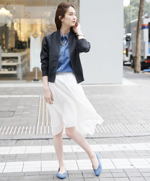 GLOBAL WORK(グローバルワーク)の「MA-1 7分袖/716211(MA-1・レディース・カーキ/ネイビー・LARGE/MEDIUM)」の12枚目の写真