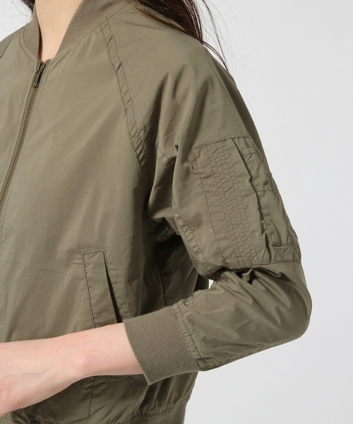 GLOBAL WORK(グローバルワーク)の「MA-1 7分袖/716211(MA-1・レディース・カーキ/ネイビー・LARGE/MEDIUM)」の7枚目の写真