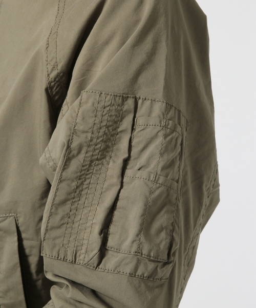 GLOBAL WORK(グローバルワーク)の「MA-1 7分袖/716211(MA-1・レディース・カーキ/ネイビー・LARGE/MEDIUM)」の8枚目の写真