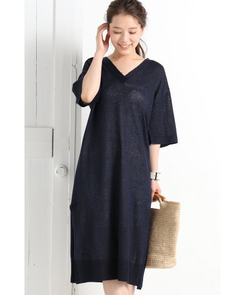 Iena イエナ の ラメロングニットワンピース ニット セーター Wear