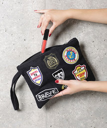 ANATHA | ANATHA/ワッペンフェルトクラッチ(クラッチバッグ)