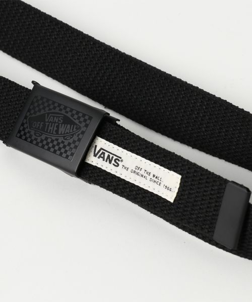 VANS(バンズ)の「VANS キャンバスベルト(ベルト・メンズ・オフホワイト/ブラック・FREE)」の3枚目の写真