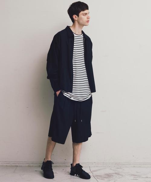 MONKEY TIME(モンキータイム)の「<monkey time> TW/TWL 6LEG WIDE SHORTS/ショーツ ◆(その他パンツ・メンズ・ブラック/グレー・MEDIUM/LARGE/SMALL)」の8枚目の写真