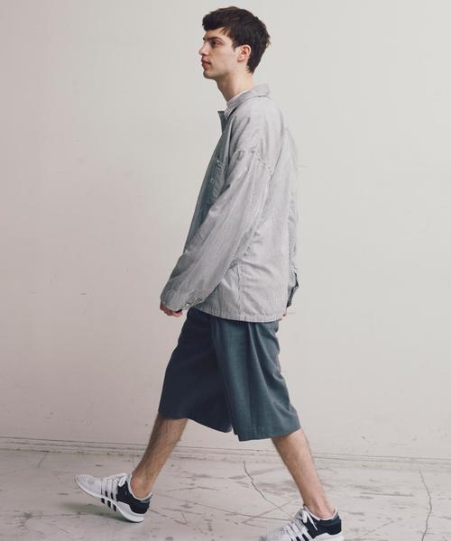 MONKEY TIME(モンキータイム)の「<monkey time> TW/TWL 6LEG WIDE SHORTS/ショーツ ◆(その他パンツ・メンズ・ブラック/グレー・MEDIUM/LARGE/SMALL)」の5枚目の写真