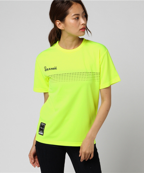 GRANDE FOOTBALL PRODUCTS(グランデフットボールプロダクツ)の「【GRANDE】HYPER DOT DRY MESH T(Tシャツ/カットソー・レディース・グレー/ピンク/イエロー/レッド・L/M/XL/S)」の13枚目の写真