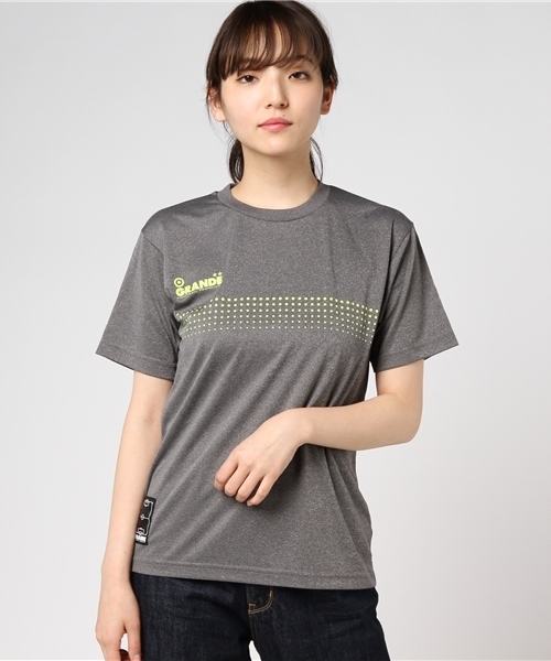 GRANDE FOOTBALL PRODUCTS(グランデフットボールプロダクツ)の「【GRANDE】HYPER DOT DRY MESH T(Tシャツ/カットソー・レディース・グレー/ピンク/イエロー/レッド・L/M/XL/S)」の14枚目の写真
