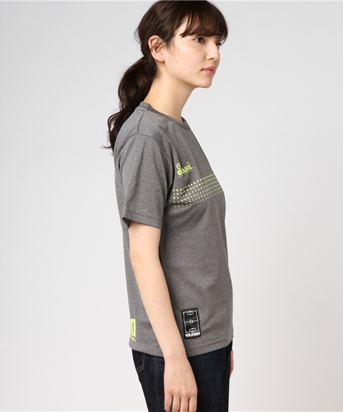 GRANDE FOOTBALL PRODUCTS(グランデフットボールプロダクツ)の「【GRANDE】HYPER DOT DRY MESH T(Tシャツ/カットソー・レディース・グレー/ピンク/イエロー/レッド・L/M/XL/S)」の6枚目の写真