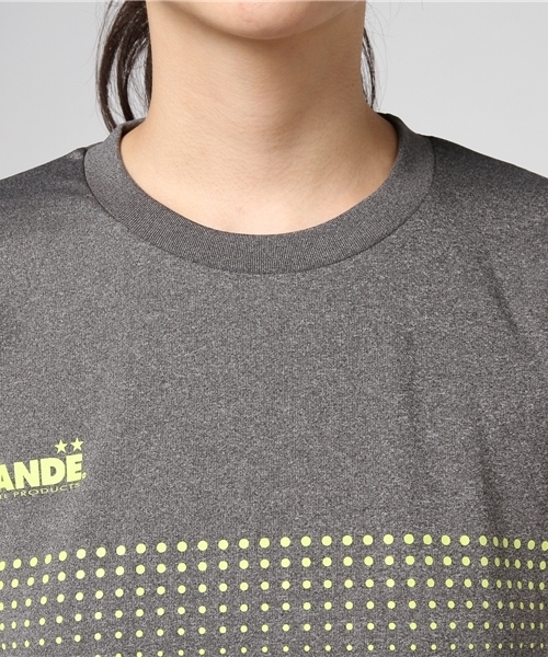 GRANDE FOOTBALL PRODUCTS(グランデフットボールプロダクツ)の「【GRANDE】HYPER DOT DRY MESH T(Tシャツ/カットソー・レディース・グレー/ピンク/イエロー/レッド・L/M/XL/S)」の8枚目の写真